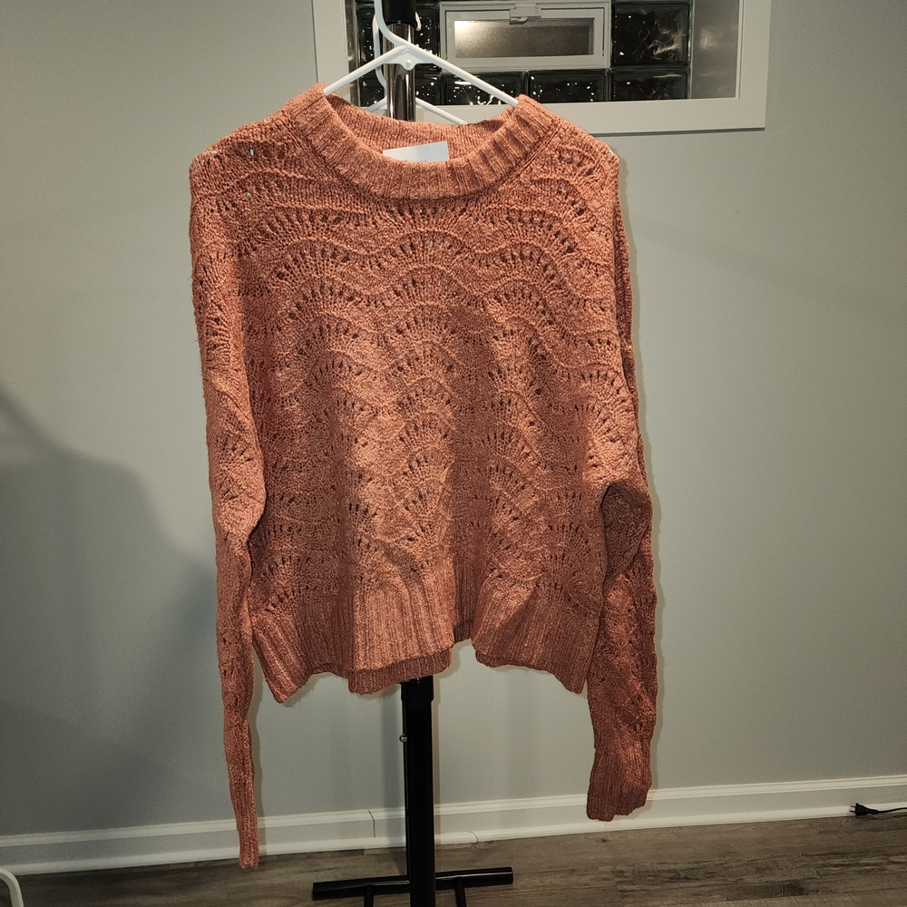 American Eagle Outfitters Women's Sweater - Soft Coral
